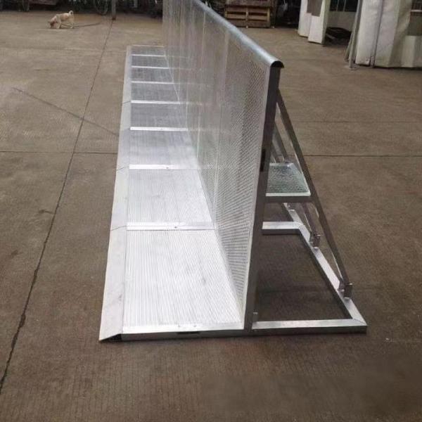 Portable Foldable Aluminum Crowd Control Barrier For Concert Security