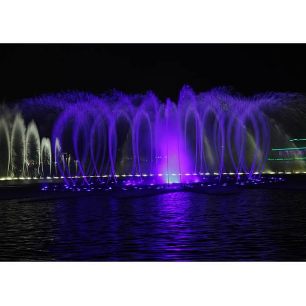 Programmable Music Dancing Fountain Stainless Steel 304 / 316 Material