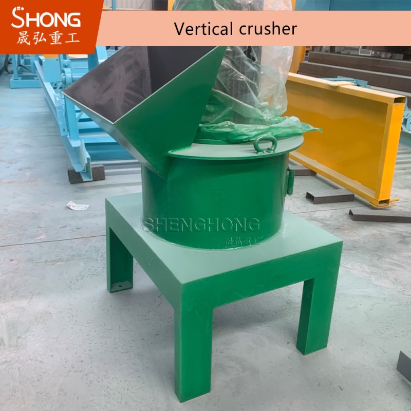 High Capacity 10-15 T/H Vertical Chain Crusher with 75kW Motor and Reinforced