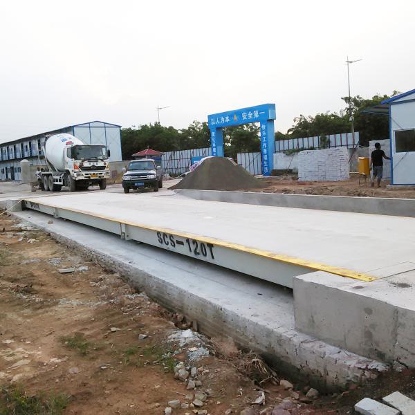 U Beam Structure Steel Truck Load Scales LED Display 150% Overload 10~150 Ton