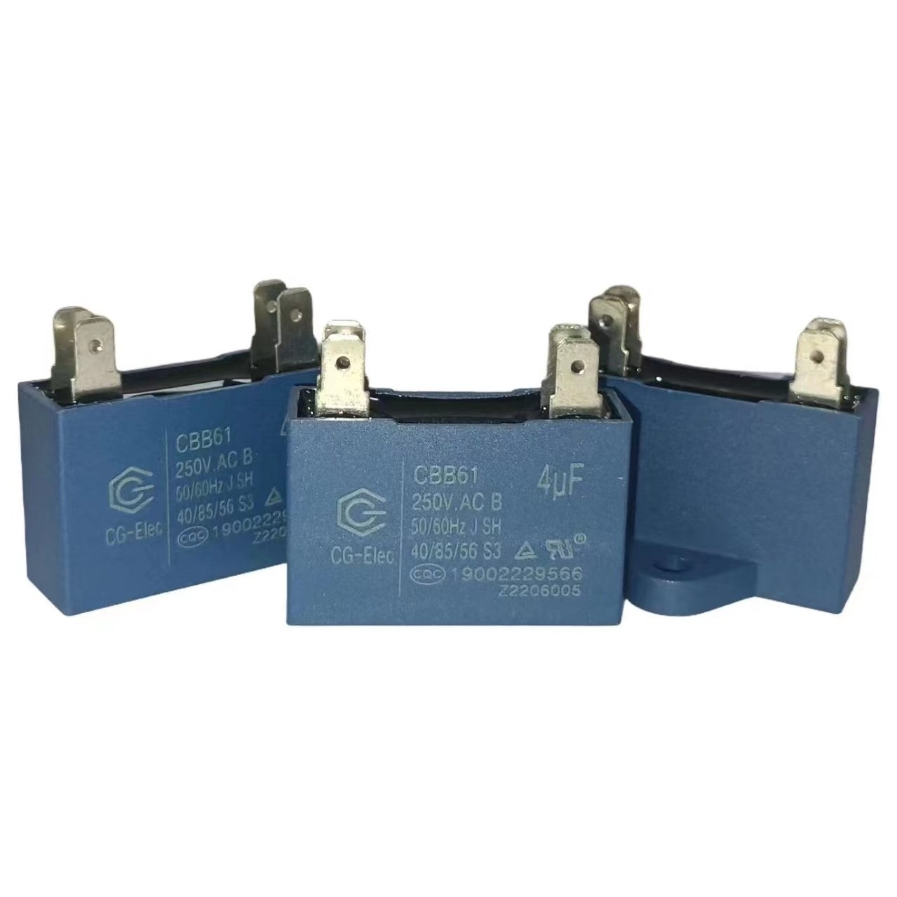 Конденсатор запуска двигателя переменного тока CBB61 250V 4.0UF Самозаживление 10000 часов Защищен 10000AFC