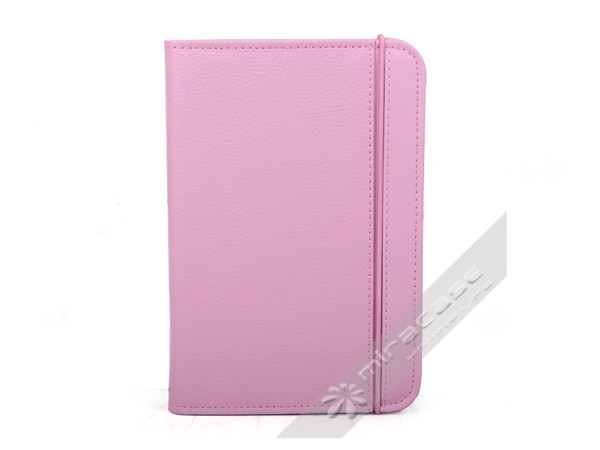 Miracase Functional Pink Hard 7 Inch Tablet Sleeve with Flannelet Inner