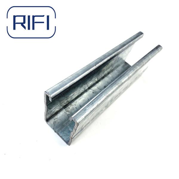 20 pés de comprimento de canal Unistrut pré-galvanizado para instalações elétricas