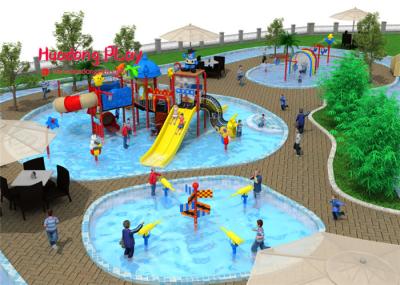 Interesting Water Play Equipment Blow Up Water Slide Blue Color EU Standard En1176 GS Safety