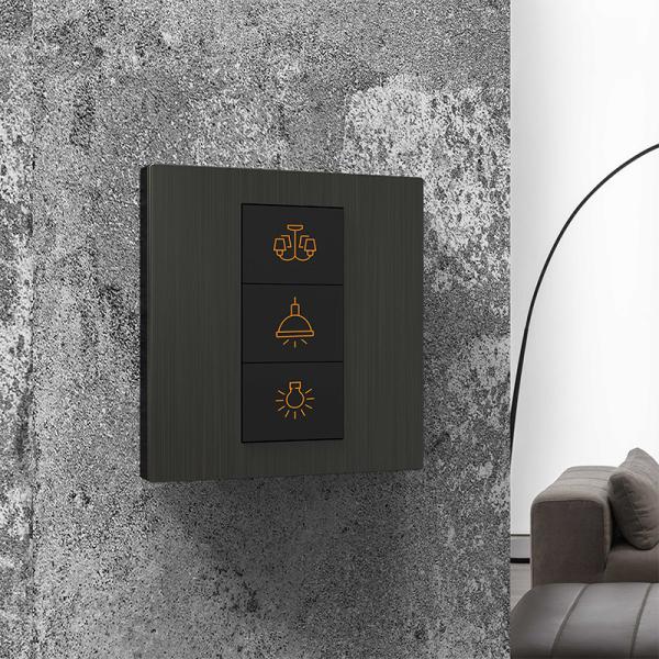 Modbus Wall Switch , Smart Home Light Switches 2 / 3 / 4 Keys