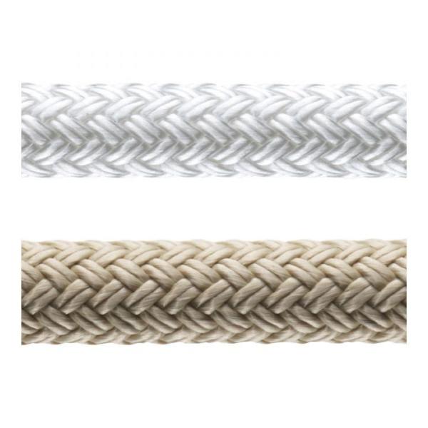 Cruising Lines Yacht Double Braided Polyester Rope 3520Lbs With 12 Plait Core