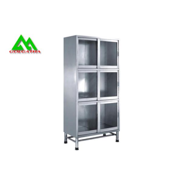 Hospital Furniture Apparatus Storage Cabinet Floor Mounted Heat Resistant