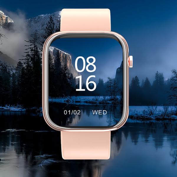 2.5D a courbé l'oxygène en verre Smartwatch, IP68 de sang magnétique chargeant 1,54 Smart Watch de pouce