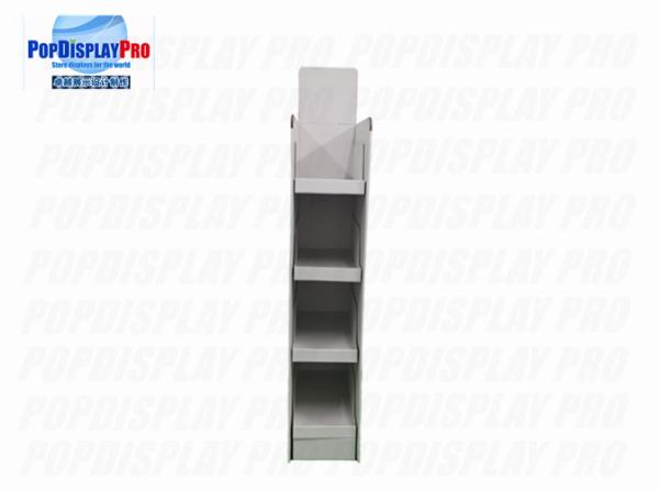 Impactful Temporary Cardboard Shelf Display LED Light 4C Printable POP Displays
