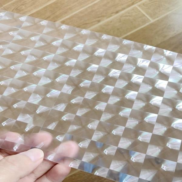 Processing Type Blow Molding Holographic Film 40 Microns For Transparent Packaging 3D