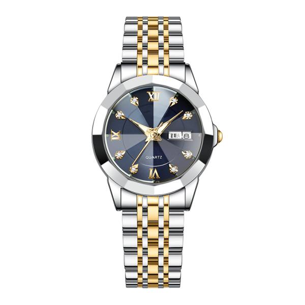 Swiss Waterproof Women'S Watch Luminous Double Calendar Watch For Women