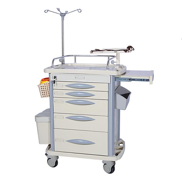 Hospital Abs Plastic Dressing Emergency Medicine Medical Trolley