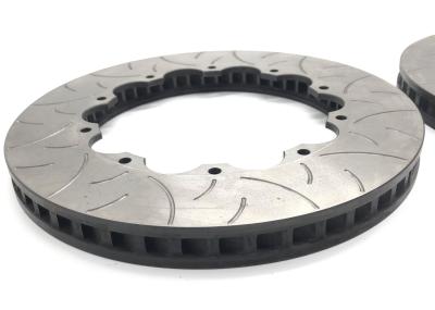 Ferro fundido Dragon Slotted Disc Brakes das partes 370*32mm do freio do rotor do carro