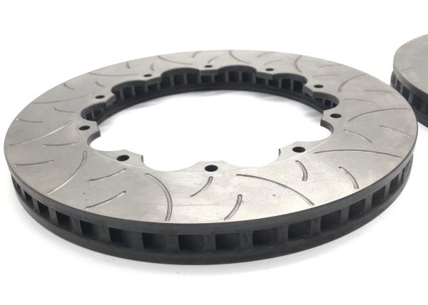 Ferro fundido Dragon Slotted Disc Brakes das partes 370*32mm do freio do rotor do carro