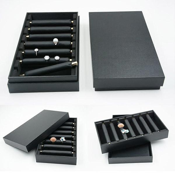 Retail Ring Jewelry Display Box / Case With Cover Eco Friendly Lightweight