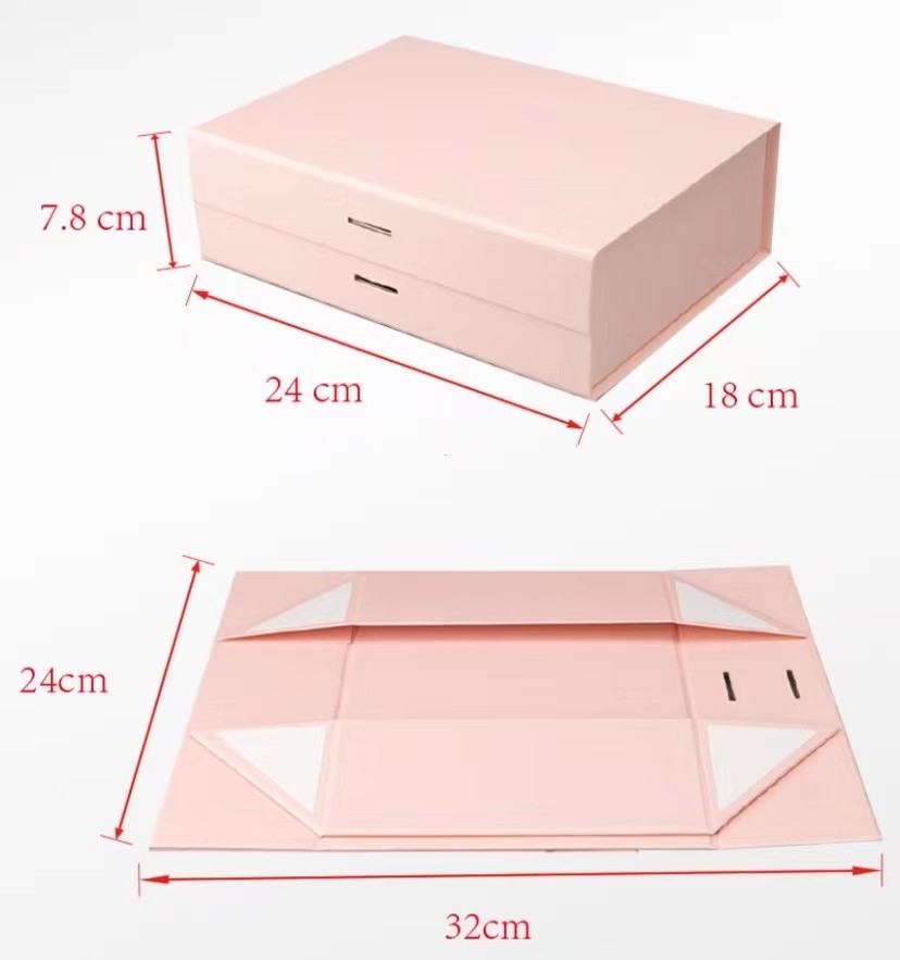 Коробка 23*17*7cm шоколада изготовленной на заказ книги подарочной коробки Kraft раковины печати магнитной форменная