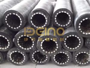 Ceramic Lined Rubber Hose Customized Hexagonal Alumina Ceramic