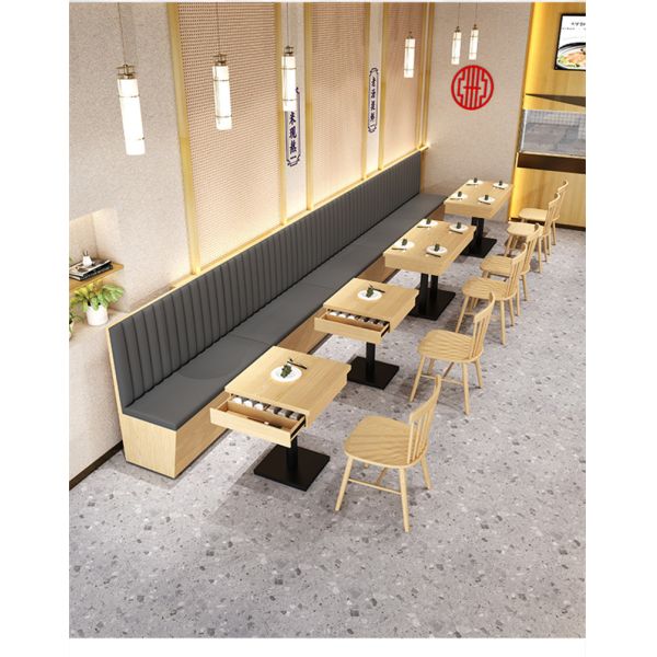 Durable Furniture Bar Lounge Furniture for Restaurant Table and Chairs Restaurant Furniture Booth Seats