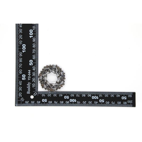 Crystal Rhinestone Shoe Clips Vintage Style 50*45mm With Protection Plating