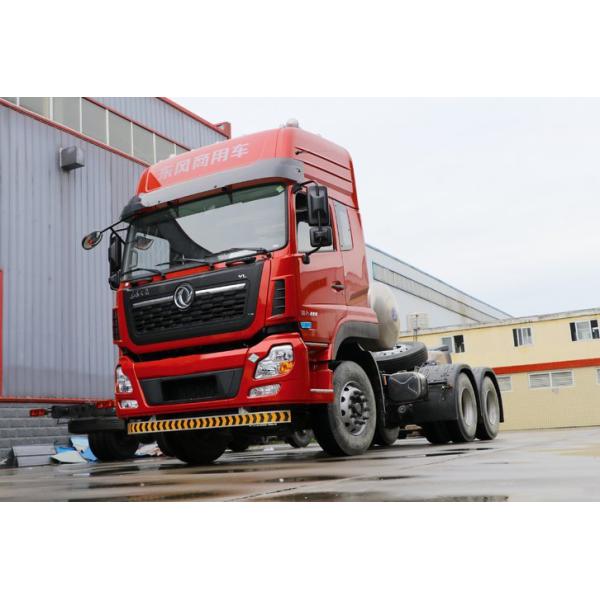 Modelo de camión de cabeza de tractor de remolque Dongfeng 6x4 GNL CNG camión de tractor con pantalla táctil