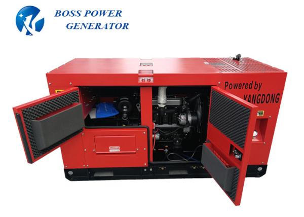 Descarga à prova de som 5KVA do gerador diesel bonde fácil do começo da instalação baixa