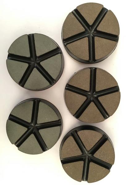 3 Inch ceramic bond concrete polishing pads for fast grinding concrete floors with velcro backing