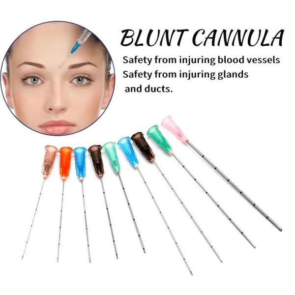 18G 21G 22G 23G 25g 27G 30G 50mm 70mm Blunt Tip Micro Cannula Needle for Injectable Hyaluronic Acid
