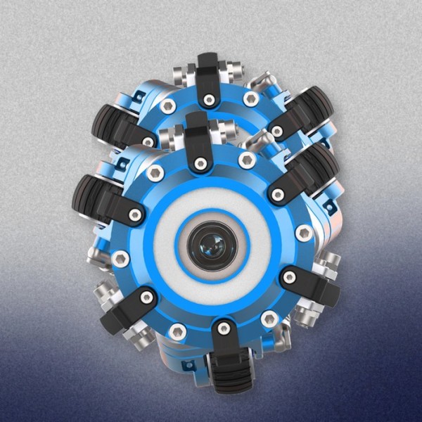 400mm Pipe Crawler Robot Multi Function 7 Module Suite Sonar Profiling 3D Laser Scanner