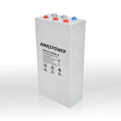 Solar 1000Ah 2000Ah 2v 1200ah OpzV Tubular Gel Battery For Renewable Energy System
