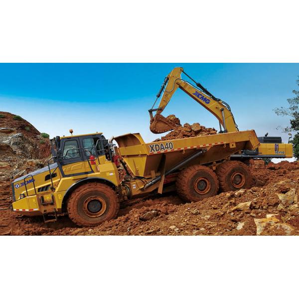 XDA40 Articulated Dump Truck / 40 Ton Mining Truck With 451-500 Horsepower