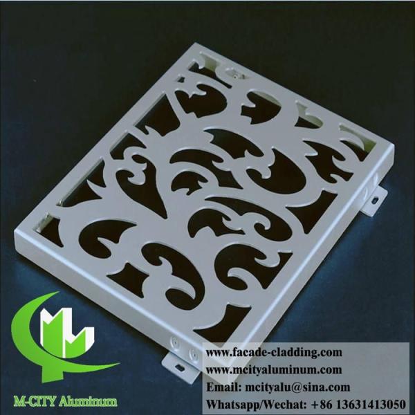 Лазерная резьба Металлические экраны конфиденциальности Декоративные панели Алюминиевый лист Толщина 3 мм