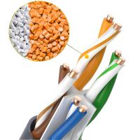 PVC LSZH CAT6 Red y Ethernet LAN Cable 23 AWG
