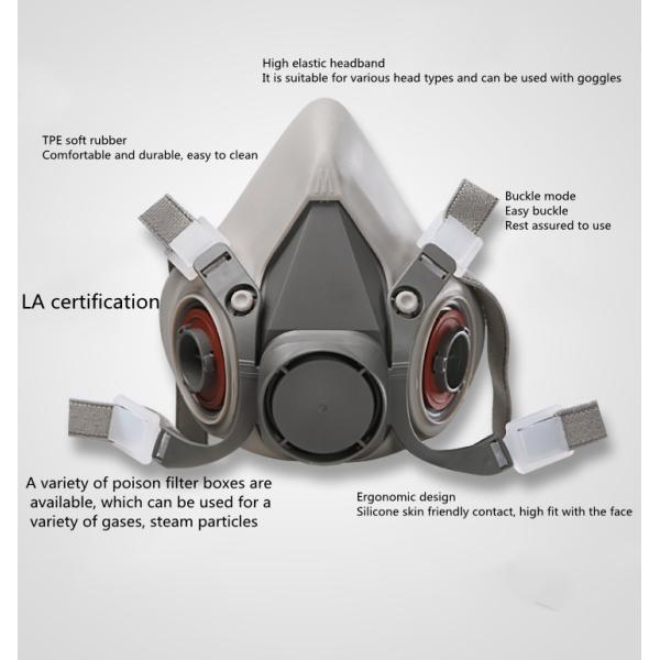Half Face 6200 Outdoor Hunting Gear Gas Mask Chemical Dust Proof
