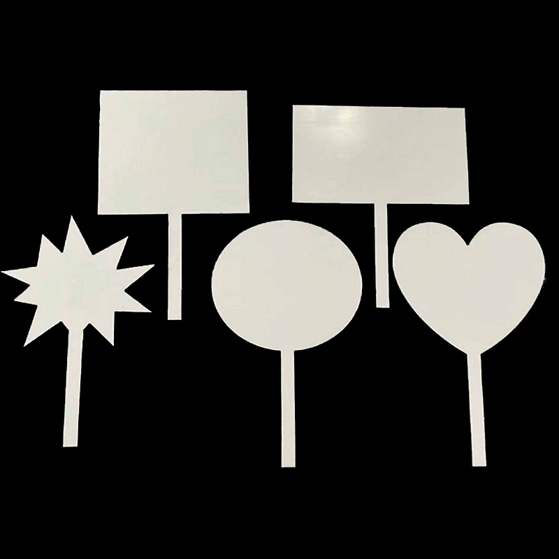 Personalized 3mm MDF Sublimation Cake Topper Blanks Double Sided Printing