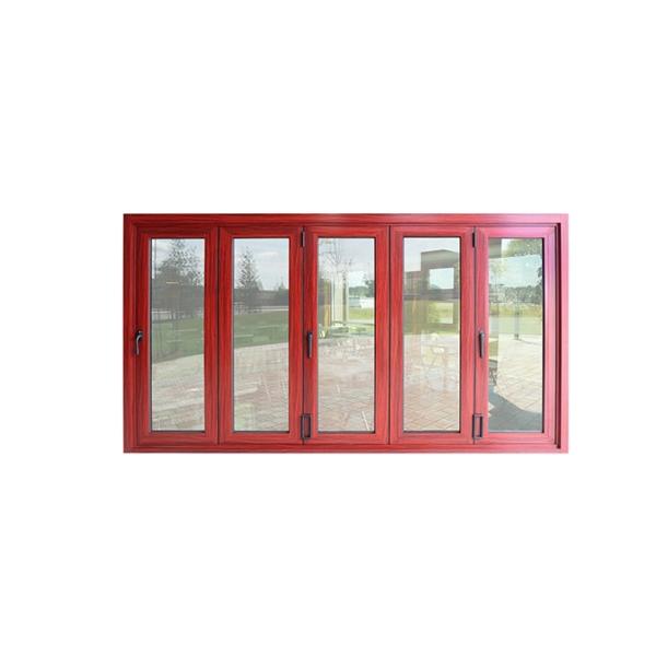 Двойник цвета древесины доказательства воды застеклил алюминиевые двери для немецкого рынка