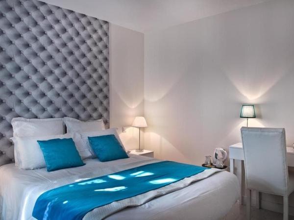 Niger Hotel furniture supplier for Hotel upholstered pad headboard used colorful leather with fabric and white desk tabl