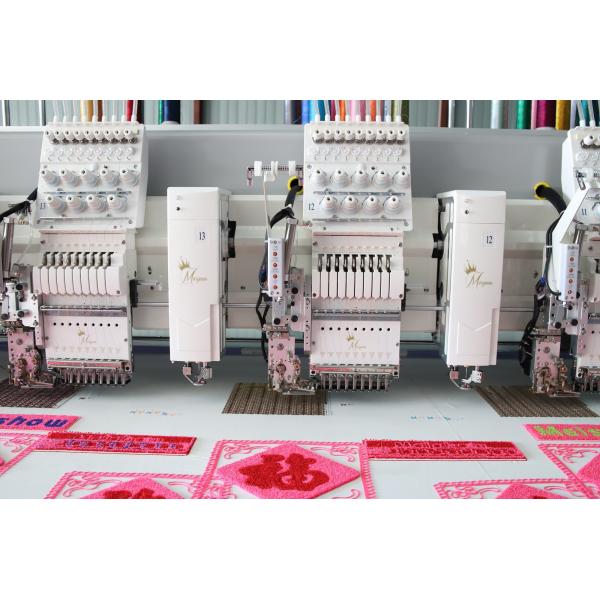 Multifunction 15 Heads Towel Embroidery Machine With Computer Flat Embroidery