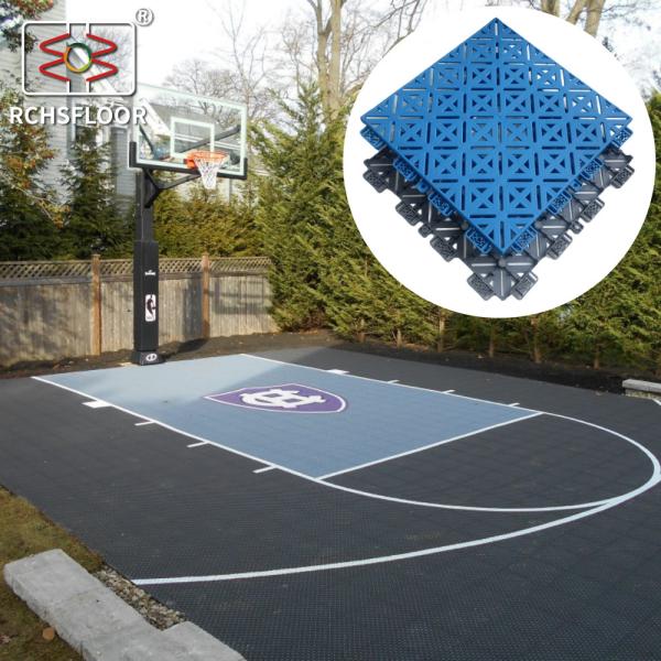 PP Interlocking Sports Court Tiles Backyard Court Tiles OEM ODM