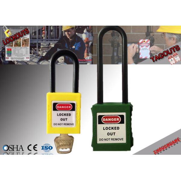Osha 76mm Long Nylon Non - Conductive Xenoy Safety Lockout Padlock