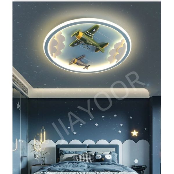 Home Decoration Lighting Modern Lighting Lustre Indoor LED Children Room airplane ceiling light(WH-MA-298)