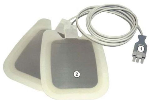 Электроды 97796 SavePads дефибриллятора Metrax Primedic многофункциональные на дефибриллятор 96389 AED