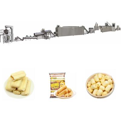 MT 65 70 70C Snacks Production Line 92kw Wheat Puffing Machine