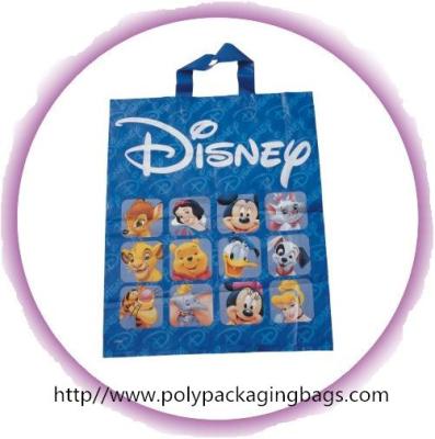 Do laço macio azul de Disney da forma o punho plástico ensaca relativo à promoção