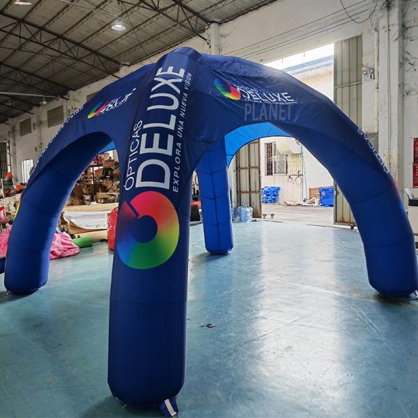 Eventos al aire libre Tienda de exposición inflable portátil Tienda de araña inflable para publicidad promocional