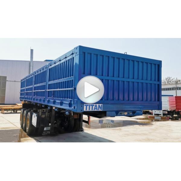 TITAN Side Tipper Trailer 34 Ton Side Dump Semi Trailer Supplier for Sale in Mauritius