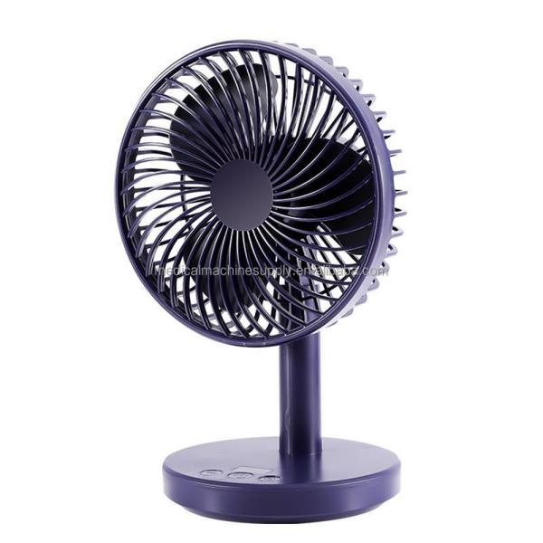 Silk Screen Printed Plastic Table Fan for Bathroom and USB Air Circulation System
