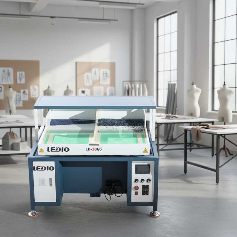 Hot Selling Automatic Rhinestone Fixing Machine Automatic Rhinestone Pattern Making Machine Brushing/Shaking Machine Rhinestone