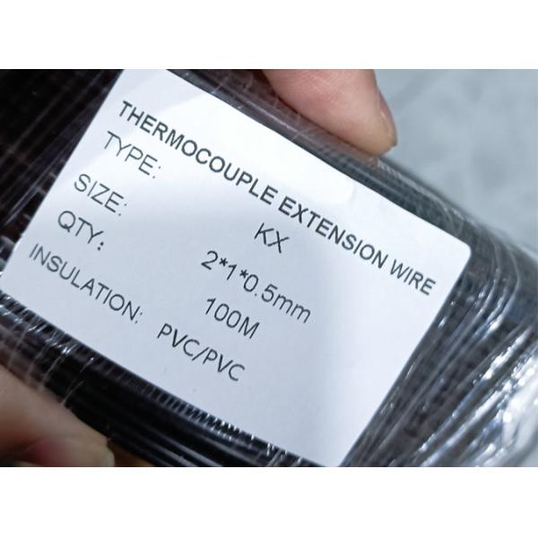Тип удлинительный кабель 0.5*2 термопары KPX изоляции Pvc k красный черный с оболочкой Pvc