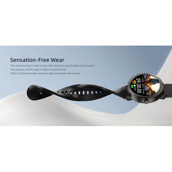 Woman Man Smart Watch 5ATM Waterproof GPS Built-in Dual-band GNSS Bluetooth Gold And Bluetooth Equipped