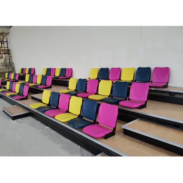 Customized Color Telescopic Seating Systems HDPE Material For Swimming Pool